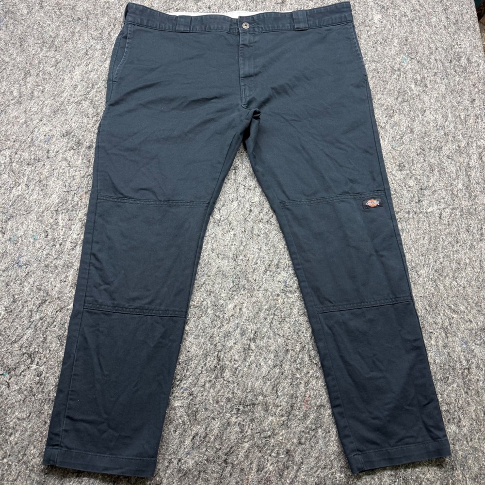 Dickies Skinny Straight Double Knee‎ Work Pants Dark Navy 42x30 WP811DN Mens
